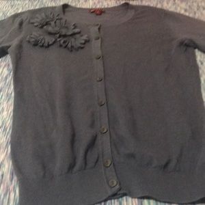 Purple grey sweater